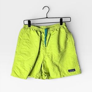 Patagonia‎ Swim Trunks Baggie Shorts Men Phosphorus Green Size Small (L)